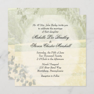Summer Landscape Wedding Wedding Invitations