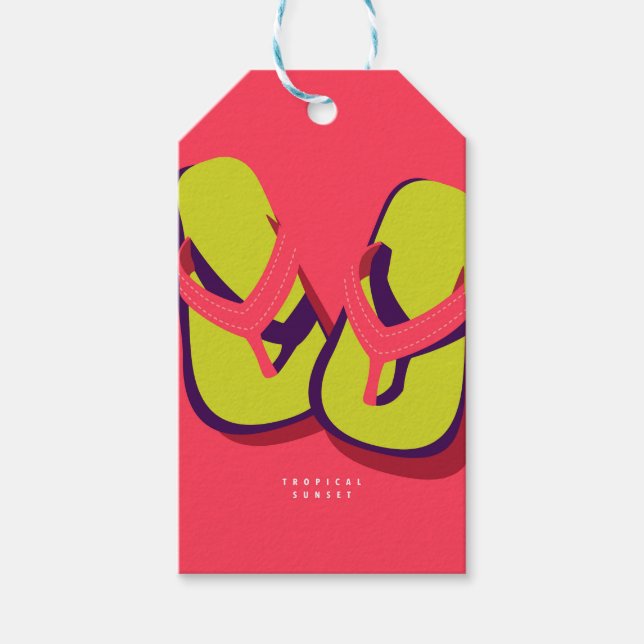 Summer layout set gift tags (Front)