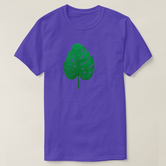 Summer leaf monstera trendy design  T-Shirt (Design Front)