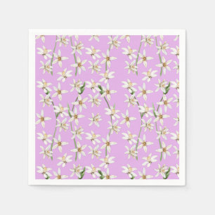 Summer lemon blossom pattern  napkins