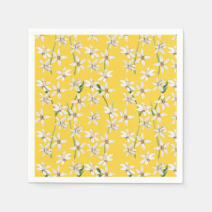 Summer lemon blossom pattern  napkins
