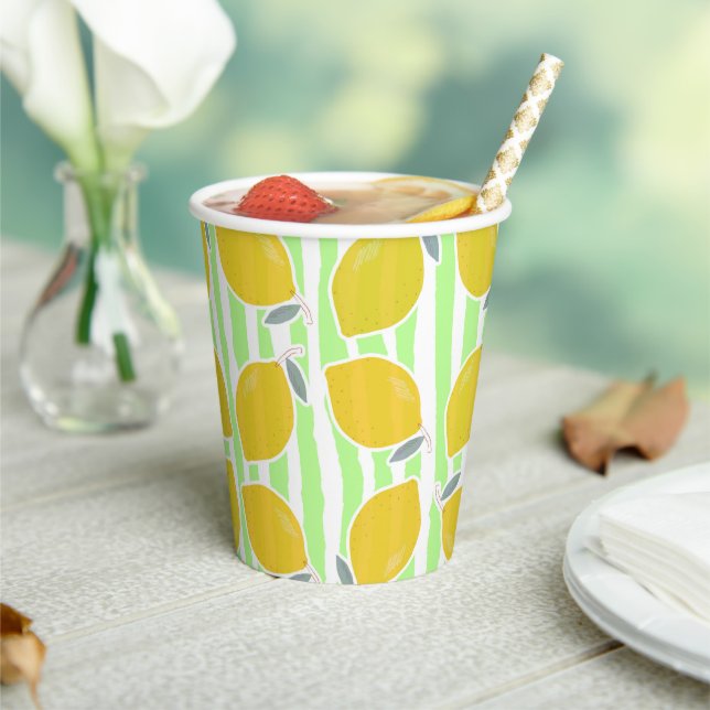 Summer Lemonade Paper Cups (Insitu)