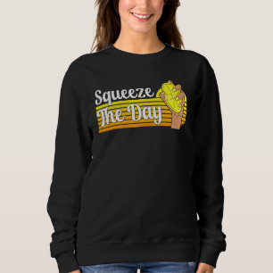 Summer Lemonade Stand Squeeze Day Fruit Juice Pun Sweatshirt