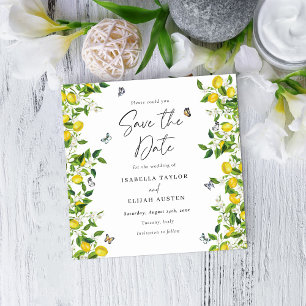 Summer Lemons Save the Date