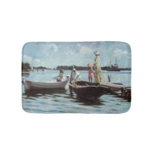 Summer Life in the Islelets (by Albert Edelfelt) Bath Mat