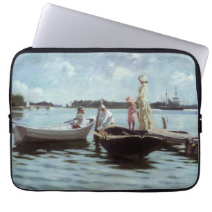 Summer Life in the Islelets (by Albert Edelfelt) Laptop Sleeve