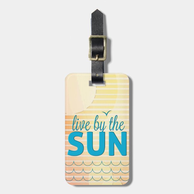 Summer Life Luggage Tag (Front Vertical)