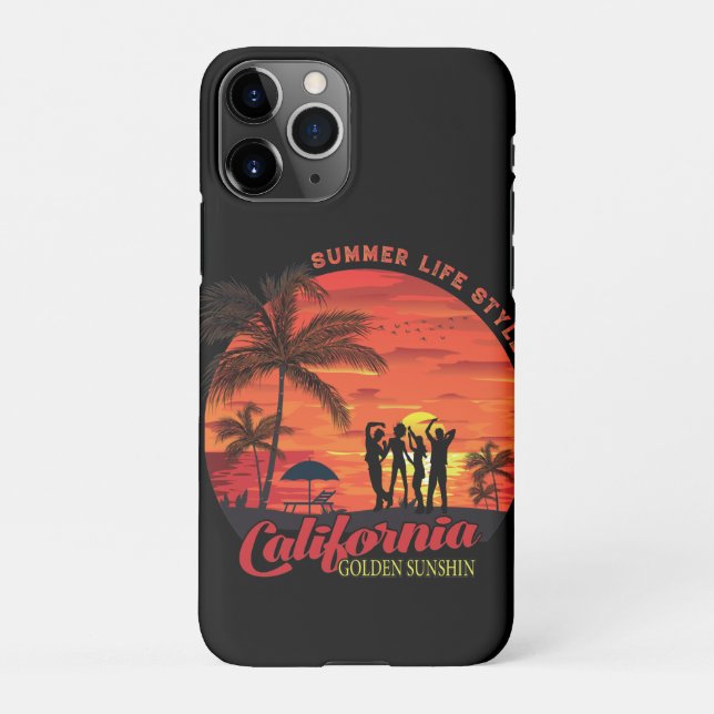 Summer Life Style iPhone Case (Back)