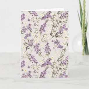 Summer Lilac Collection for Birthday Card