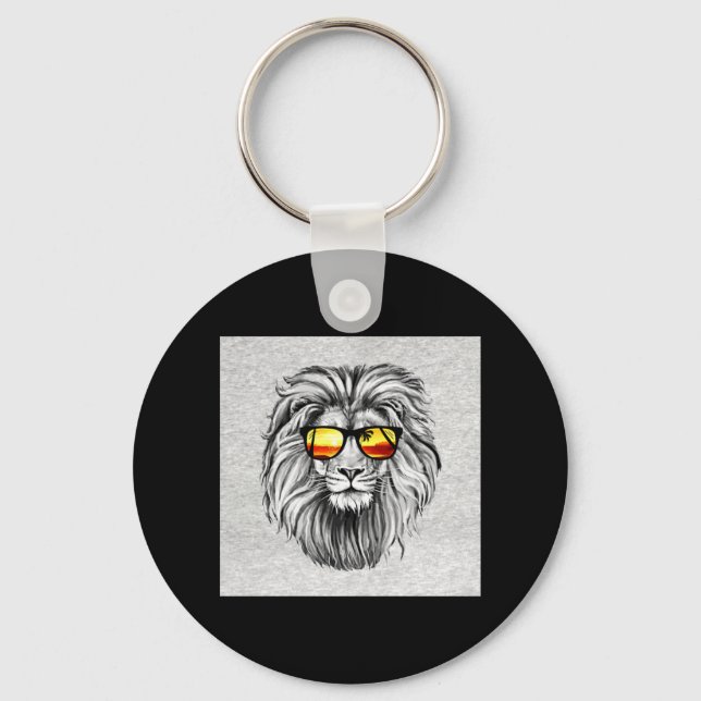 Summer Lion Key Ring (Front)