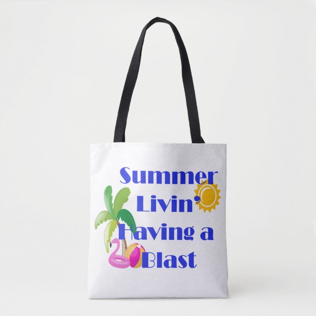 Summer Livin' Tote Bag (Front)