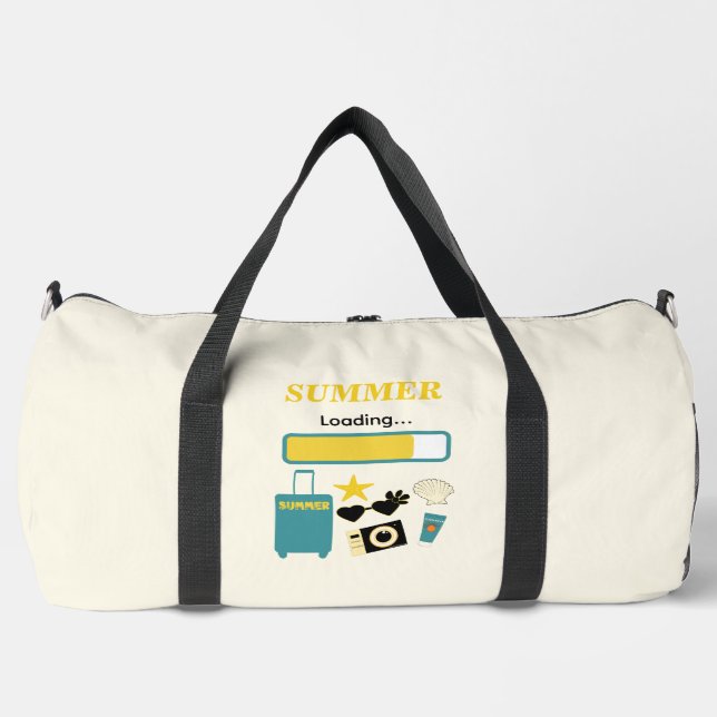 Summer Loading Yellow Duffle Bag (Front)
