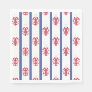 Summer Lobster Theme Paper Napkin