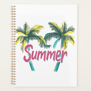Summer Logo - Summer Palms with Tropical Vibes Planner
