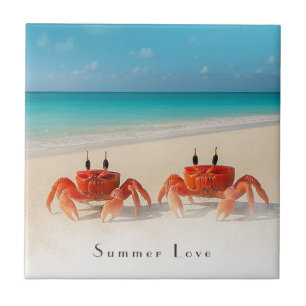 Summer Love – Customisable Beach Coaster