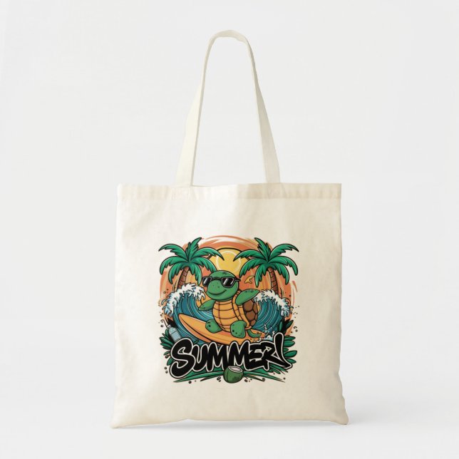 Summer love  tote bag (Front)