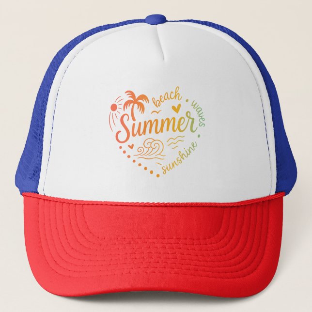 Summer Love Trucker Hat (Front)