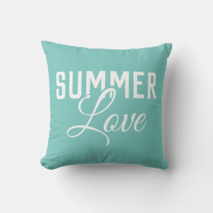 SUMMER LOVE typography   Cushion