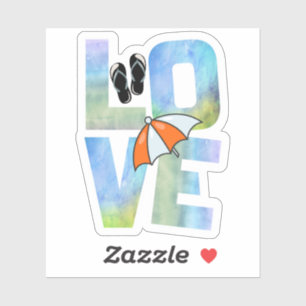 Summer Love Vibe Sticker