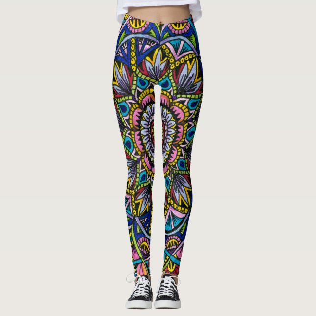 Summer Mandala Leggings (Front)