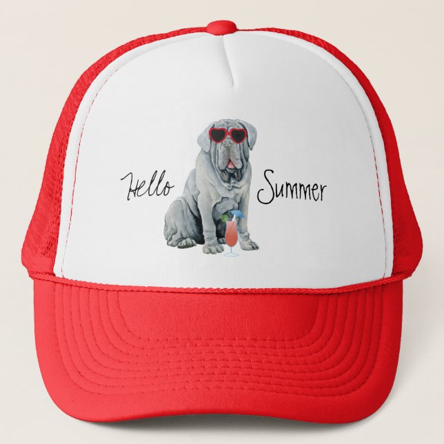 Summer Mastino Trucker Hat (Front)