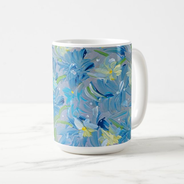 Summer Meadow  Floral Coffee Mug (Front Right)