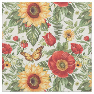 Summer Meadow Wings Fabric