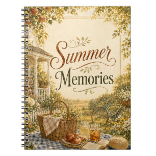 Summer Memories Nostalgic Cottagecore Journal
