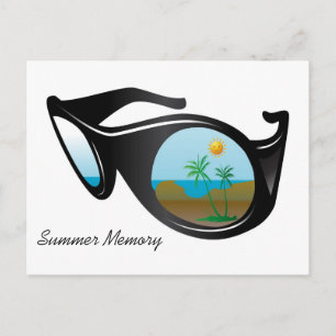 summer memory postcard