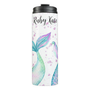 Summer Mermaid Fins Thermal Tumbler