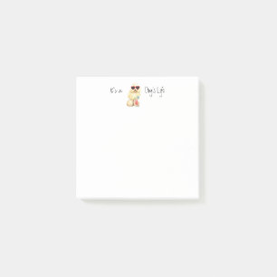 Summer Miniature Poodle Post-it Notes