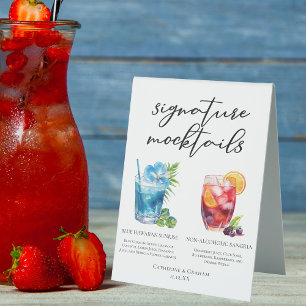 Summer Mocktails Blue Hawaiian Sangria