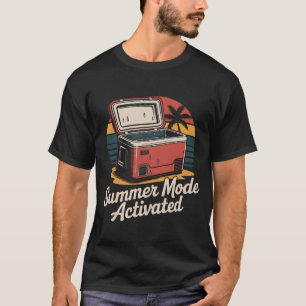 Summer Mode Activated Funny Retro Vacation T-Shirt