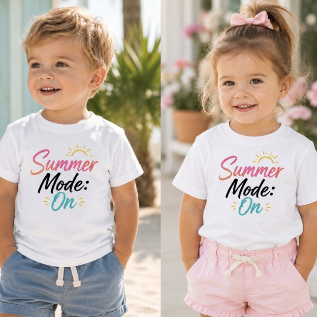 Summer Mode On Baby Tshirt (Creator Uploaded)