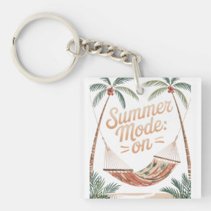 Summer Mode On Key Ring