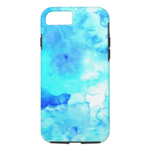Summer modern blue sea hand painted watercolor Case-Mate iPhone case