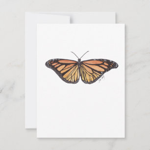 Summer Monarch Note Card