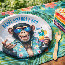 Summer Monkey Happy Birthday Bro Summer Vibes 