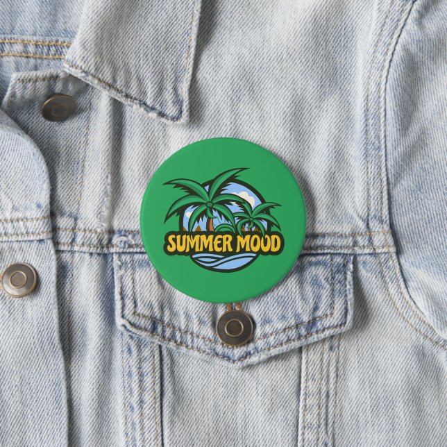 Summer Mood 7.5 Cm Round Badge (In Situ)