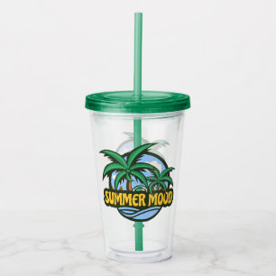 Summer Mood Acrylic Tumbler