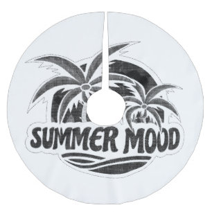 Summer Mood Brushed Polyester Tree Skirt