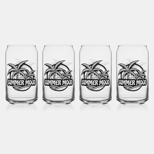 Summer Mood Can Glass (Front)