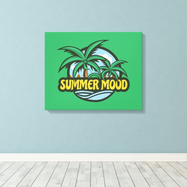 Summer Mood Canvas Print (Insitu(Wood Floor))
