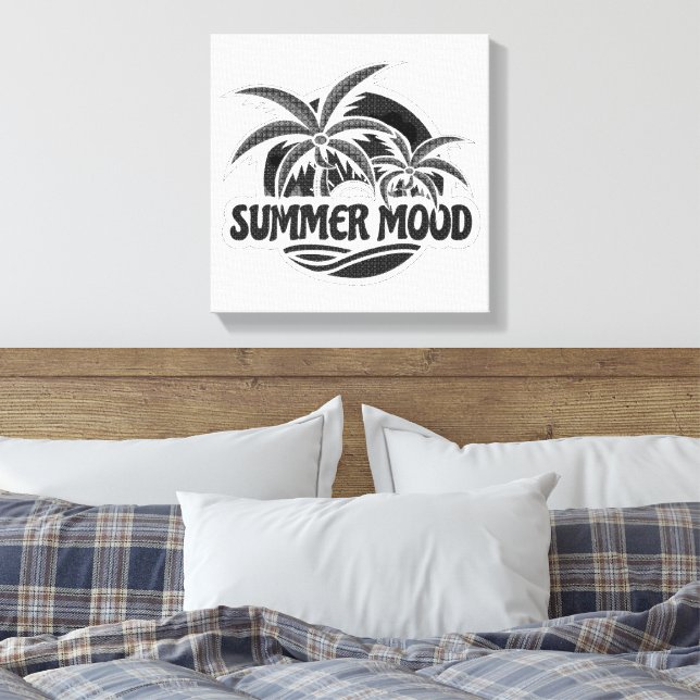 Summer Mood Canvas Print (Insitu(Bedroom))