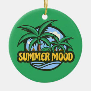 Summer Mood Ceramic Tree Decoration