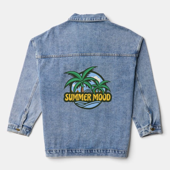 Summer Mood Denim Jacket (Back)