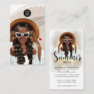 Summer Mood Fashion Event Planner Business Card