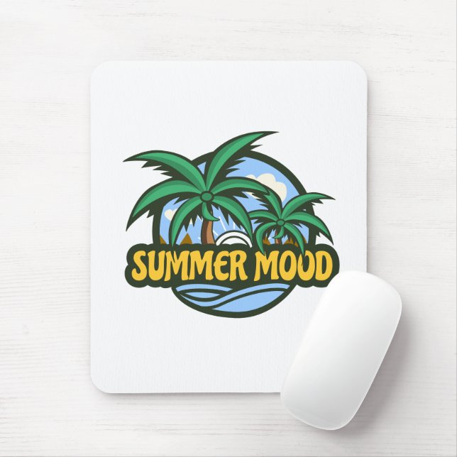 Summer Mood Mouse Mat (With Mouse)