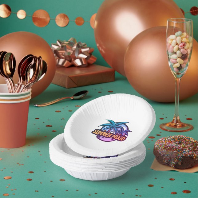 Summer Mood Paper Plate (Multi)