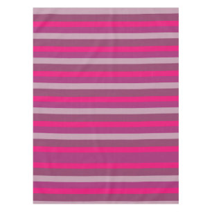 Summer Mood Pink Mauve Purple Magenta lines  Tablecloth